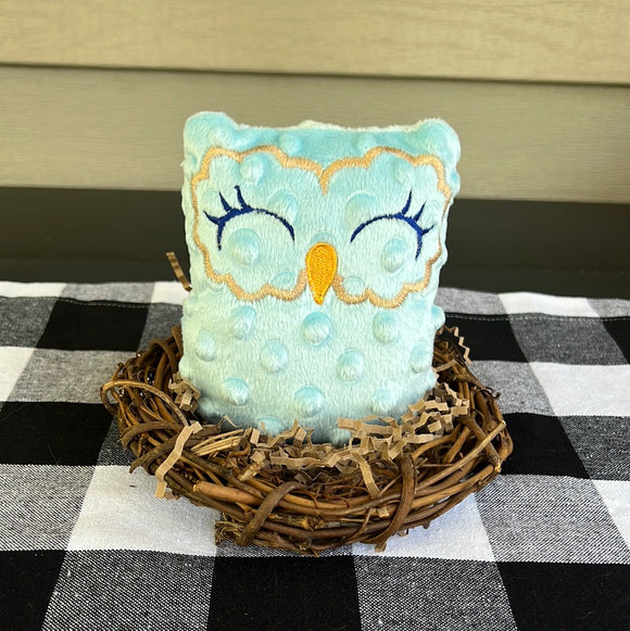 Blue and Cream Owl