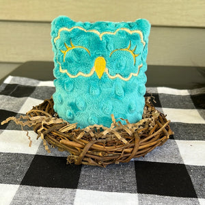 Teal and Cream Owl