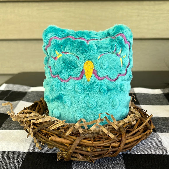 Teal Rainbow Owl