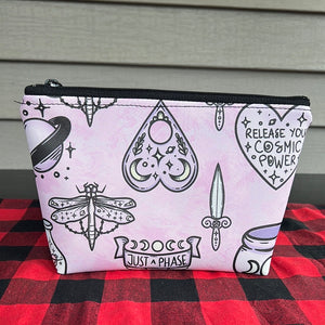 Just a Phase Vinyl Cosmetic Bag