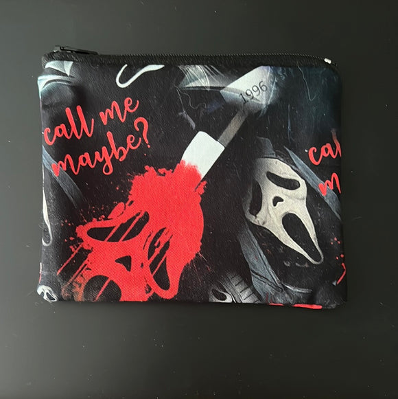 Ghostface Call Me Maybe Zip Pouch