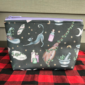 Cottage Witch Vinyl Cosmetic Bag