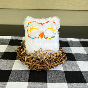 Fluffy Stuffed Owl